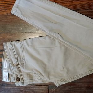 Hollister Low Rise Super Skinny Tan Jean